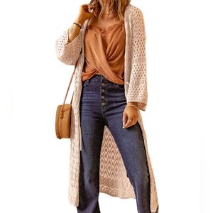 RESTOCKED Knit Crochet Boho Duster Cardigan